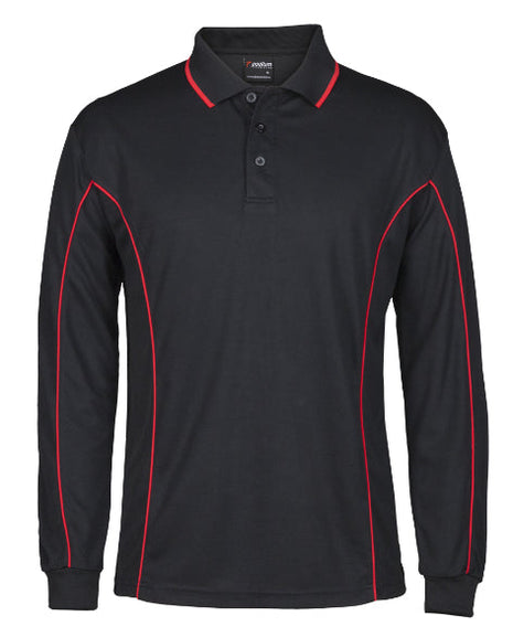 Podium Long Sleeve Piping Polo (JB-7PIPL)