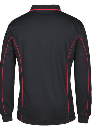 Podium Long Sleeve Piping Polo (JB-7PIPL)