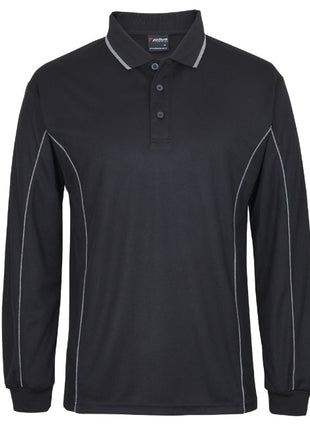 Podium Long Sleeve Piping Polo (JB-7PIPL)