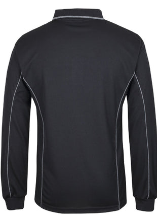 Podium Long Sleeve Piping Polo (JB-7PIPL)