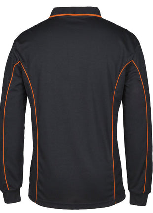 Podium Long Sleeve Piping Polo (JB-7PIPL)
