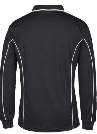 Podium Long Sleeve Piping Polo (JB-7PIPL)