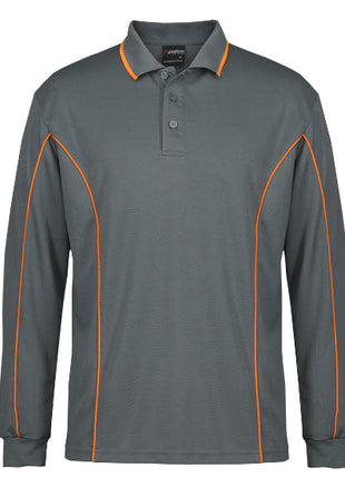 Podium Long Sleeve Piping Polo (JB-7PIPL-AX)