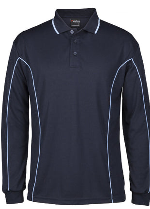 Podium Long Sleeve Piping Polo (JB-7PIPL)