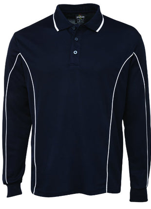 Podium Long Sleeve Piping Polo (JB-7PIPL)