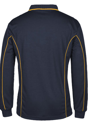 Podium Long Sleeve Piping Polo (JB-7PIPL)