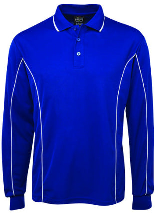 Podium Long Sleeve Piping Polo (JB-7PIPL-AX)