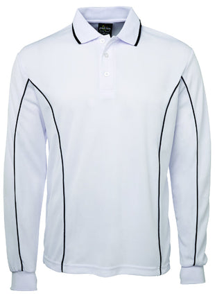Podium Long Sleeve Piping Polo (JB-7PIPL)