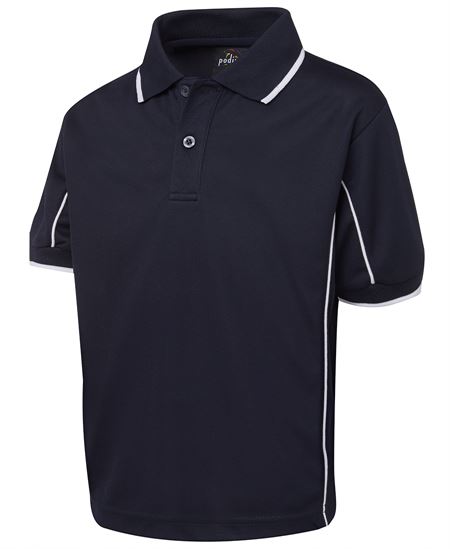 Podium Kids Short Sleeve Piping Polo (JB-7PIPS)