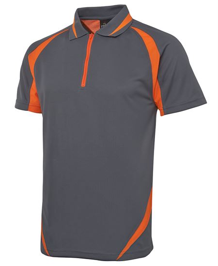 Podium Zip Poly Polo (JB-7PZPP)