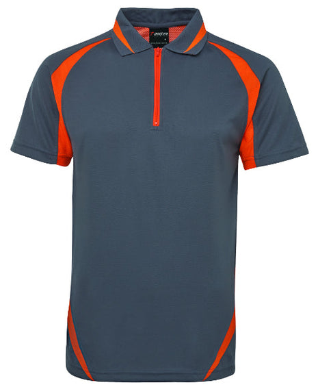 Podium Zip Poly Polo (JB-7PZPP)
