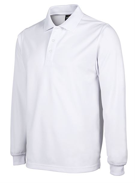 Podium Long Sleeve Poly Polo (JB-7SPL)