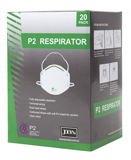P2 Respirator (20Pc) (JB-8C100)