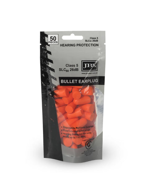 Bullet Shaped Earplug (50 Pieces) (JB-8P035)