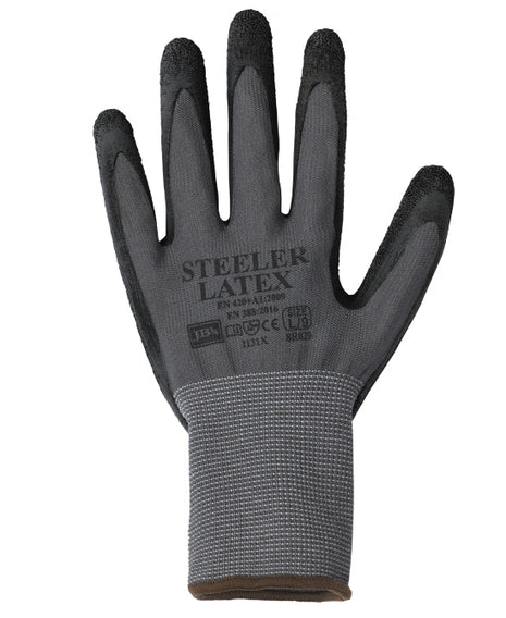 Steeler Crinkle Latex Glove (12Pk) (JB-8R029)
