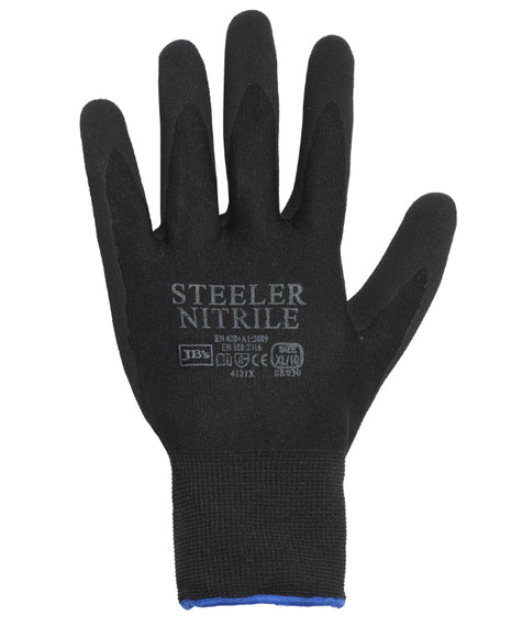 Steeler Sandy Nitrile Glove (12Pk) (JB-8R030)