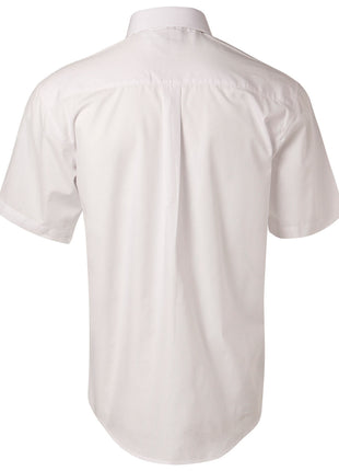 Mens Poplin Shirt Short Sleeve (WS-BS01S)