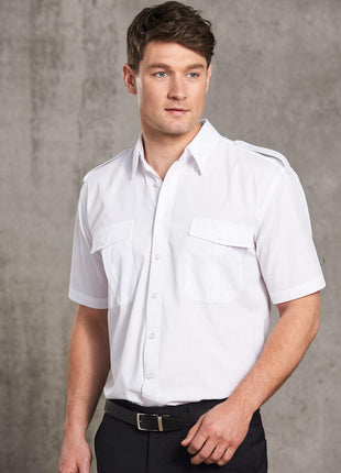 Unisex Epaulette Shirt Short Sleeve (WS-BS06S)