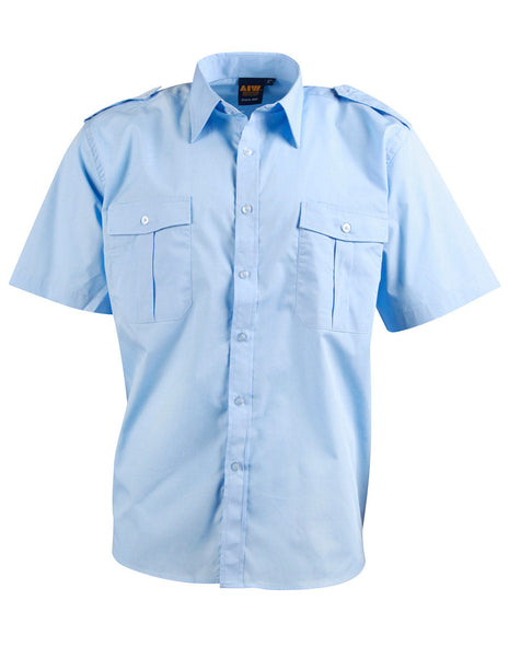 Unisex Epaulette Shirt Short Sleeve (WS-BS06S)