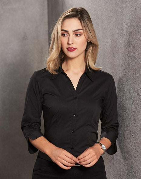 Womens 3/4 Sleeve Teflon™ Shirt (WS-BS07Q)