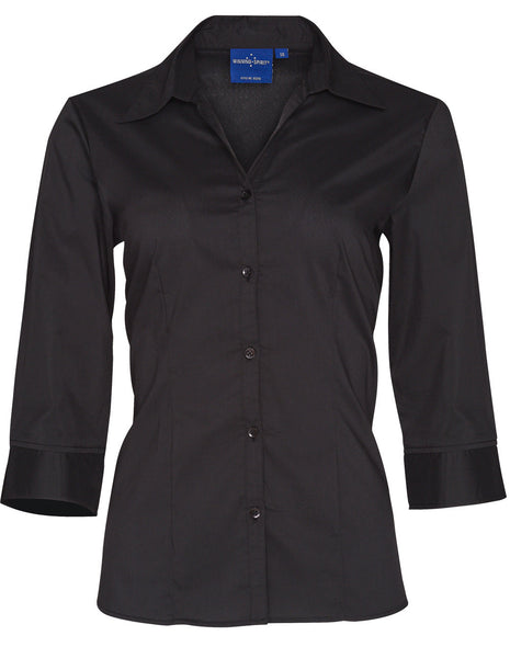 Womens 3/4 Sleeve Teflon™ Shirt (WS-BS07Q)