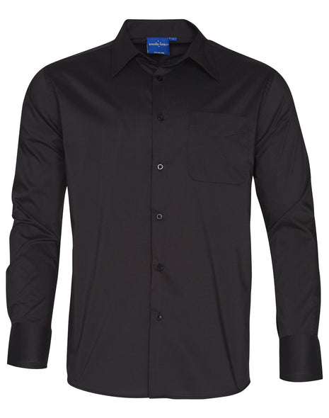 Mens Long Sleeve Teflon™ Business Shirt (WS-BS08L)