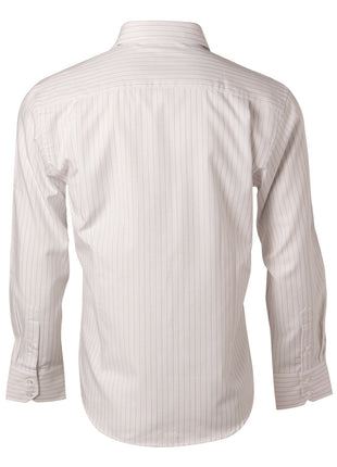 Mens Long Sleeve Stripe Shirt (WS-BS17)