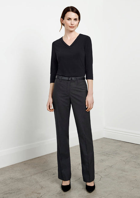 Ladies Classic Flat Front Pant (BZ-BS29320)