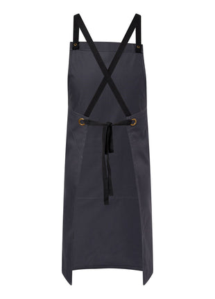 Full Bib Bistro Cross Back Apron with Pockets (NC-CA031)