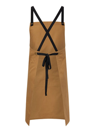 Full Bib Bistro Cross Back Apron with Pockets (NC-CA031)