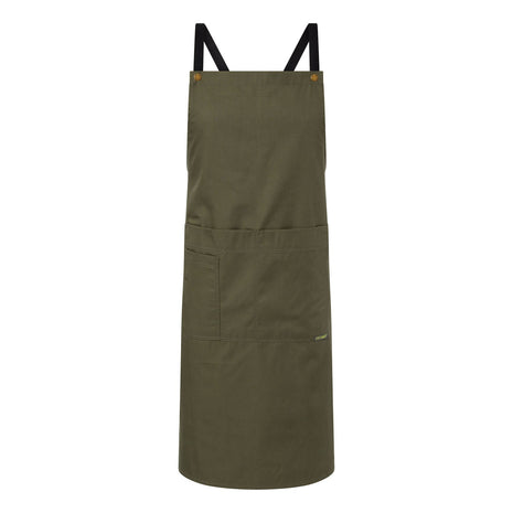 Full Bib Bistro Cross Back Apron with Pockets (NC-CA031)