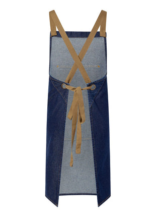 Bib Denim Apron with Pouch Pocket (NC-CA033)