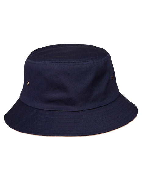 Contrasting Underbrim Bucket Hat (WS-CH32A)
