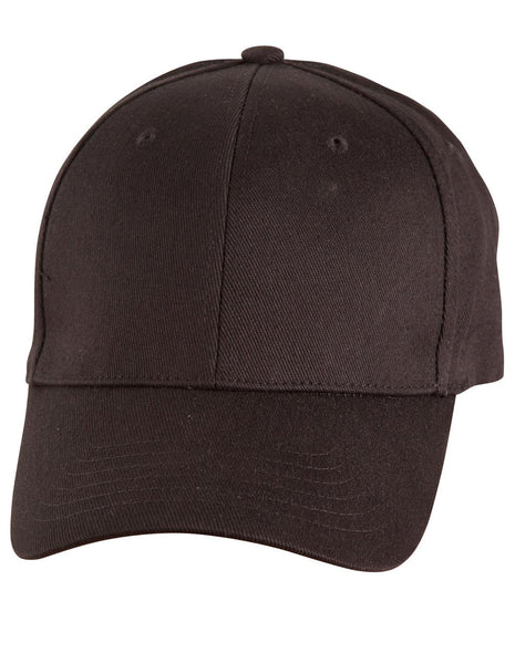 Heavy Brushed Cotton Fitted Cap (WS-CH36)