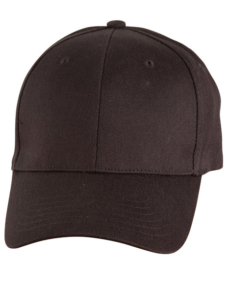 Heavy Brushed Cotton Fitted Cap (WS-CH36)