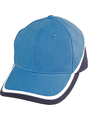 Tri-Color Sue Heavy Brushed Cotton Cap (WS-CH38)