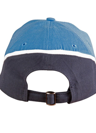 Tri-Color Sue Heavy Brushed Cotton Cap (WS-CH38)