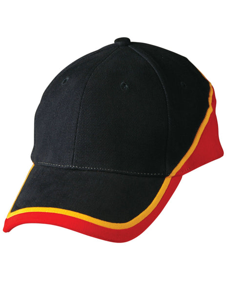 Tri-Color Sue Heavy Brushed Cotton Cap (WS-CH38)