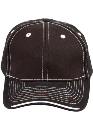 Premium Cotton Twill Contrast Trim Cap (WS-CH65)