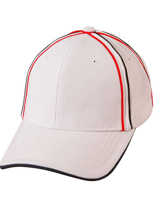 Tri-Color Pique Mesh Structured Cap (WS-CH76)