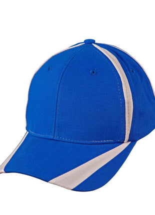 Brushed Cotton Twill Baseball Cap "X" Contrast (WS-CH81)