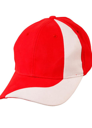 Brushed Cotton Twill Baseball Cap Stripe (WS-CH82)