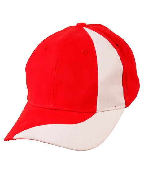 Brushed Cotton Twill Baseball Cap Stripe (WS-CH82)
