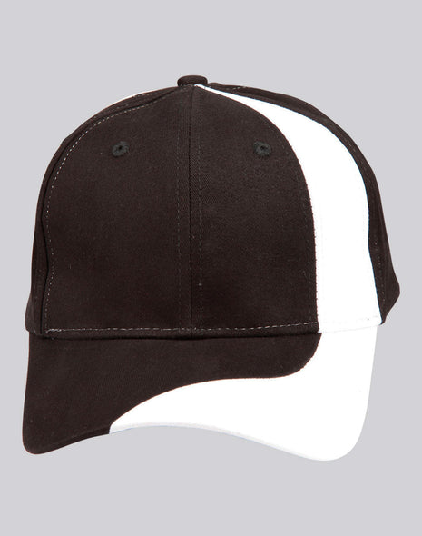 Brushed Cotton Twill Baseball Cap Stripe (WS-CH82)
