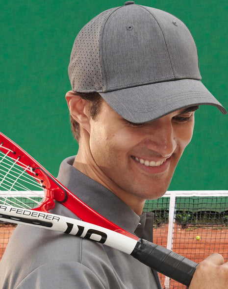 4-Way Stretch Laser Cut Runner'S Cap (WS-CH88)