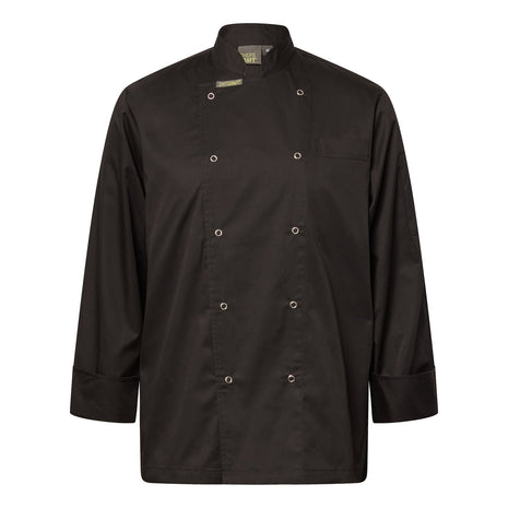 Lightweight Long Sleeve Executive Chefs Jacket with Press Studs (NC-CJ051)
