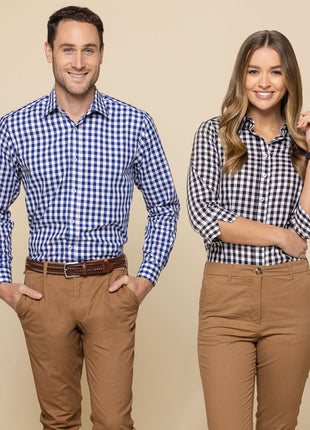 Degraves Mens Royal Oxford Long Sleeve Shirt (GW-1710L)