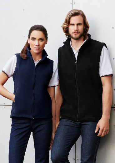 Mens Plain Micro Fleece Vest (BZ-F233MN)
