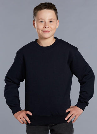 Kids Crew Neck Fleecy Sweater (WS-FL01K)