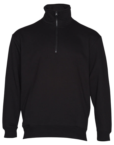 1/2 Zip Collar Fleecy Sweat (WS-FL02)